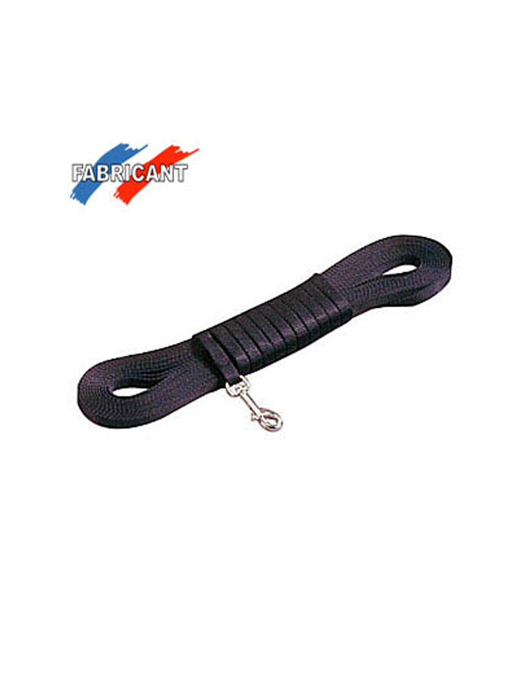 Fährtenleine Nylon 10m/12mm schwarz